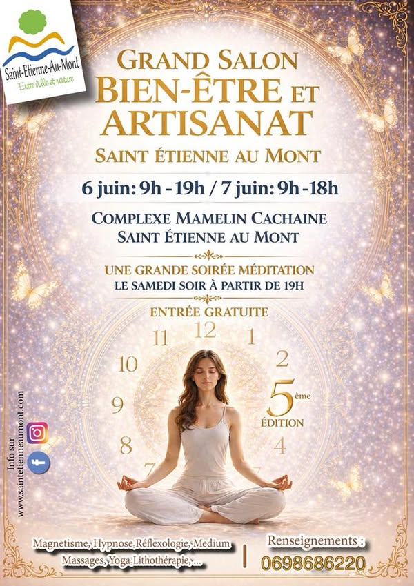 Photo du groupe Facebook Les Salons Bien Etre Et Artisanat Saint Etienne Au Mont