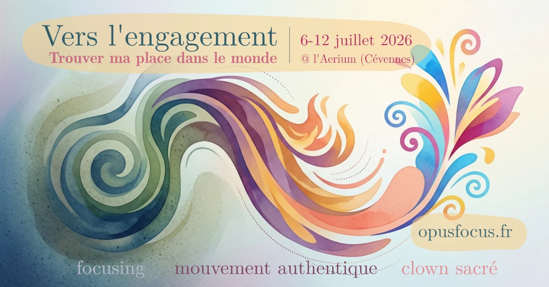 Affiche du stage Vers l'engagement — Cévennes — Juillet 2026